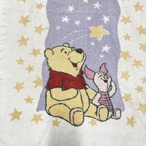 Vintage Winnie the Pooh Towel‎ 90s Piglet Stars Bath Beach Towel Made USA Cotton
